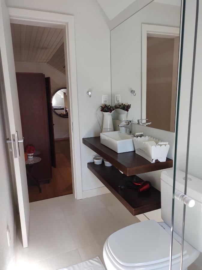 Agradável Apt 2Quartos para família próx ao Lago Negro - 4 min do centro- com churrasqueira Gramado Esterno foto